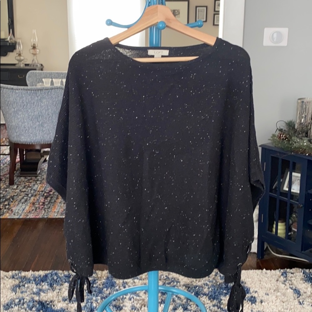 Loft poncho sweater